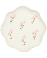 Haven Floral Scalloped Salad Plates, Set of 4
