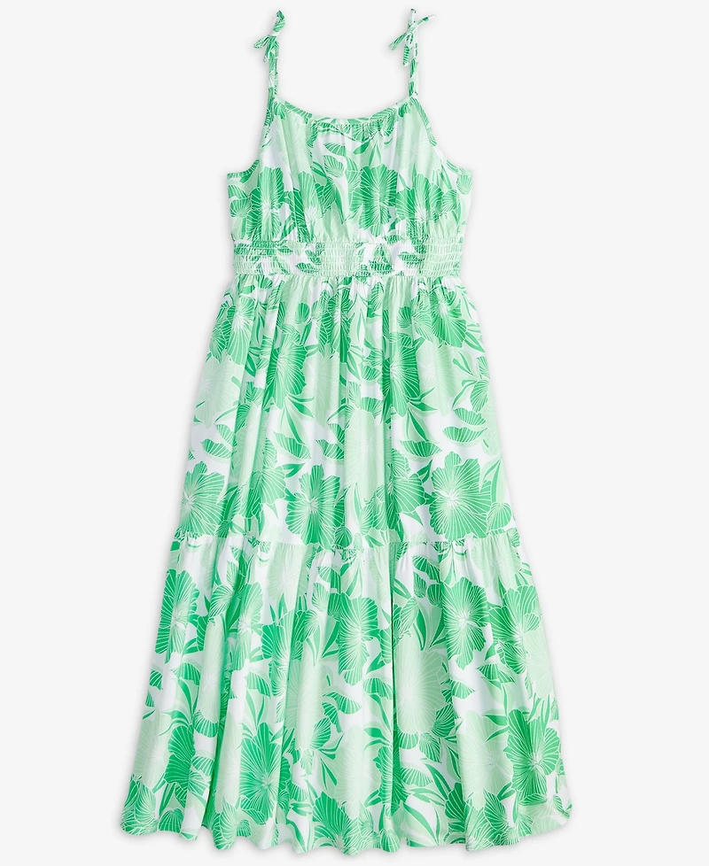 Epic Threads Little & Big Girls Floral-Print Tiered Midi Dress, Exclusively at Macy's