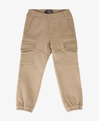 Xray Little Boys Elastic Waist Commuter Jogger Cargo Pants