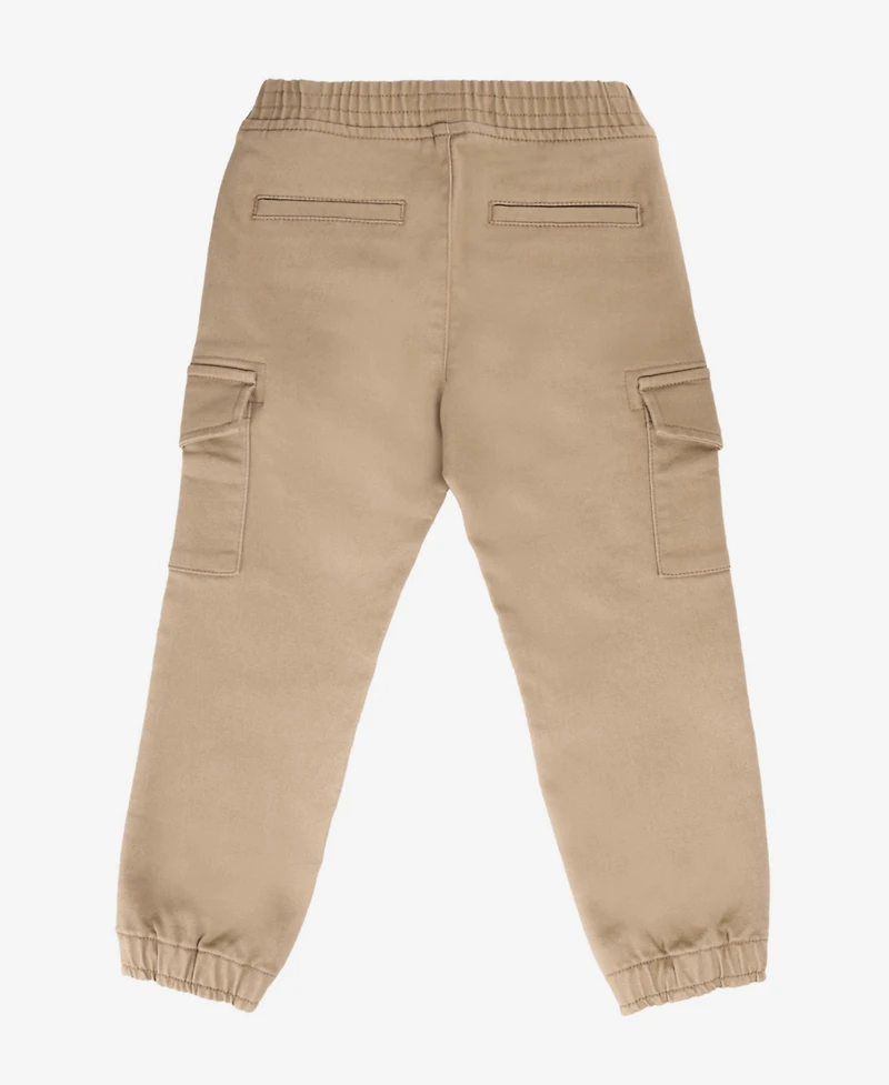 Xray Little Boys Elastic Waist Commuter Jogger Cargo Pants