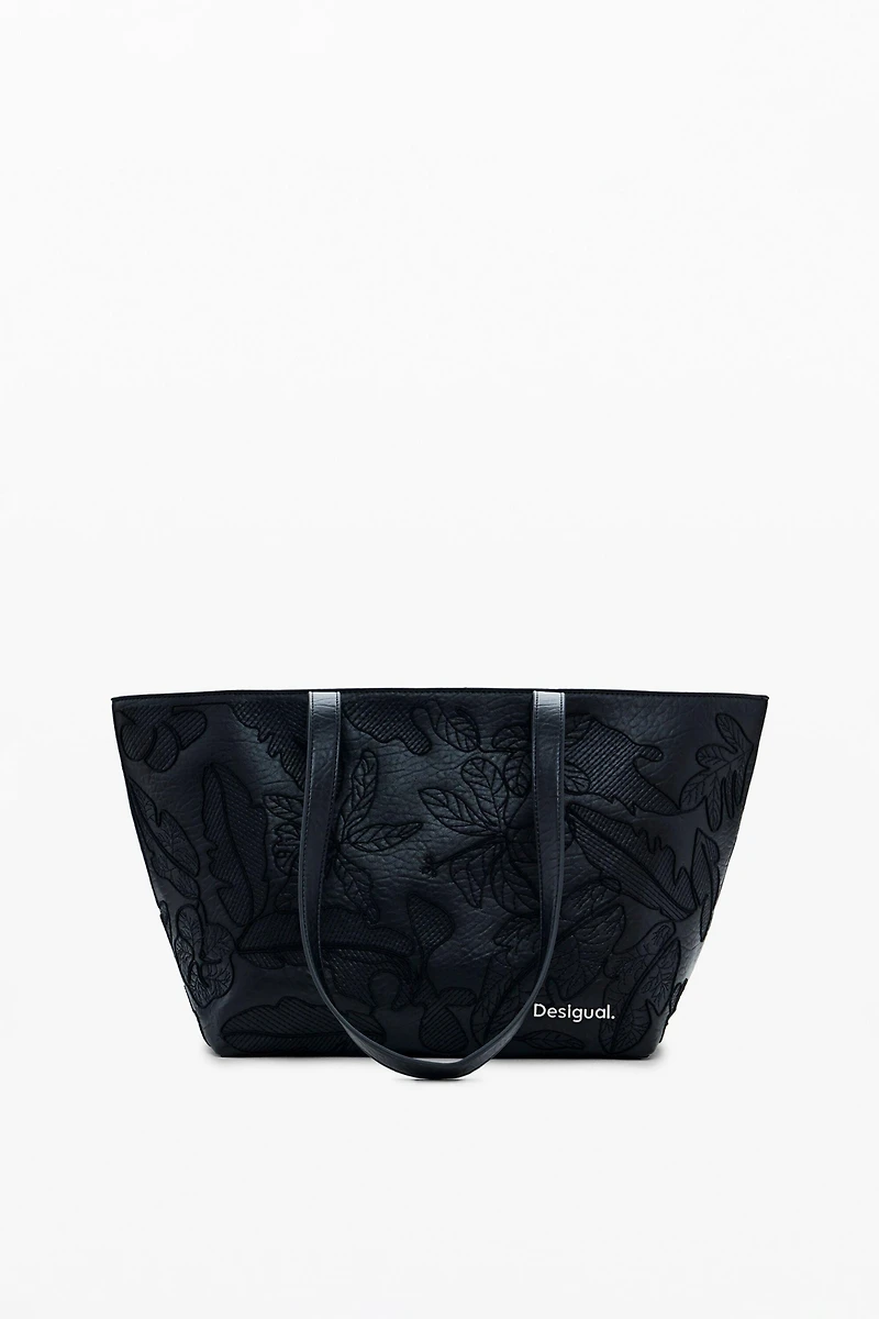 Desigual Women's Large embroidered shopper bag