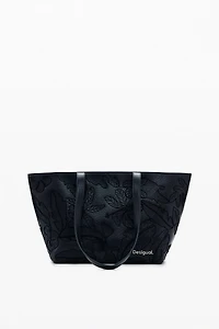 Desigual Women's Large embroidered shopper bag