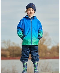 Deux par Toddler Boys 3-In-1 Mid-Season Outerwear Set Royal Blue And Green Gradient - Toddler|Child