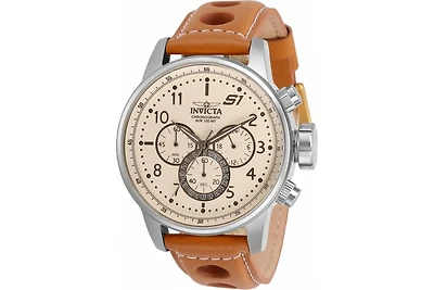 Invicta Men's 30914 S1 Rally Quartz Chronograph White Dial Watch