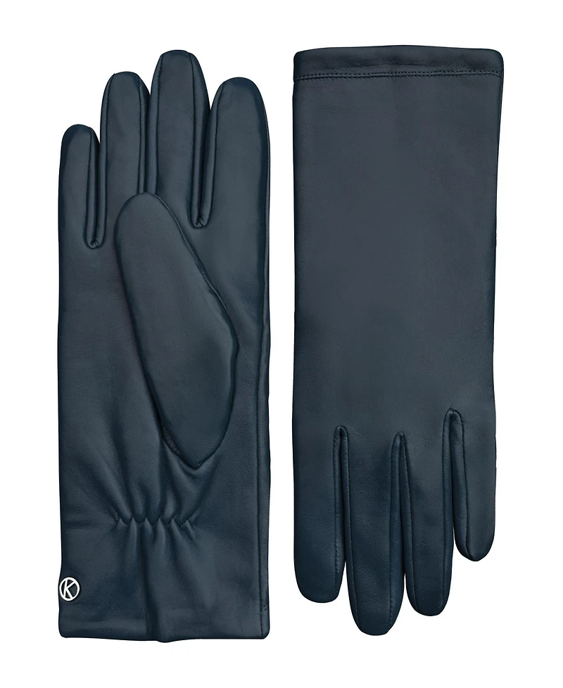 Women`s extra long Premium Lamb Leather Touchscreen Gloves "Keira