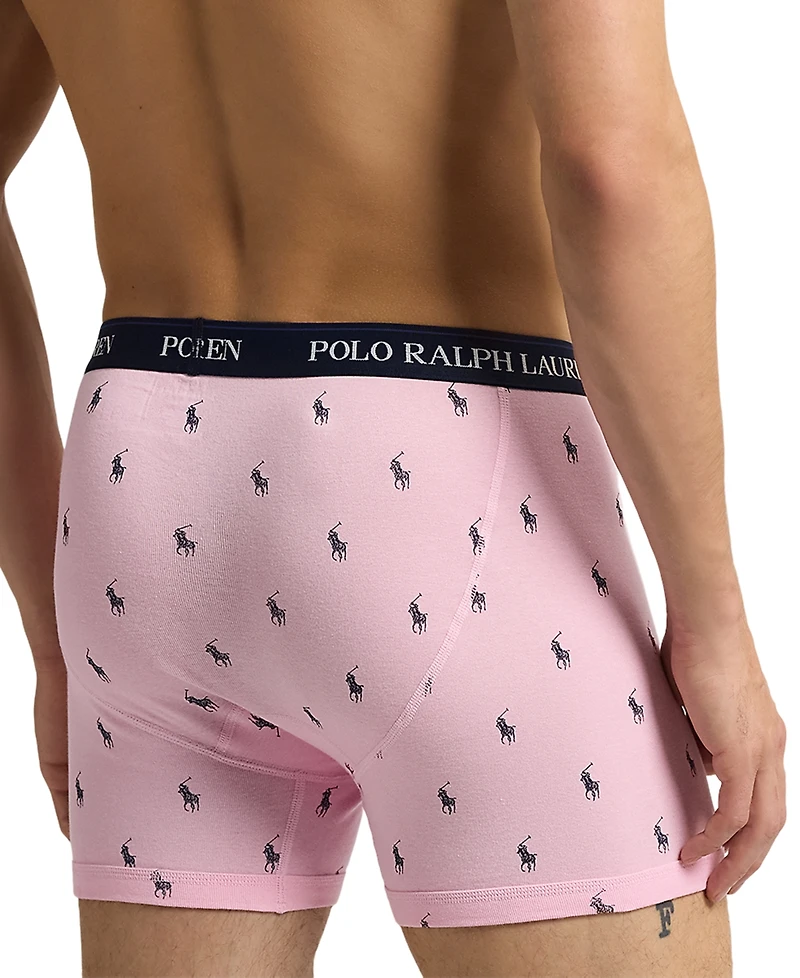 Polo Ralph Lauren Men's 3-Pack Classic Cotton Boxer Briefs