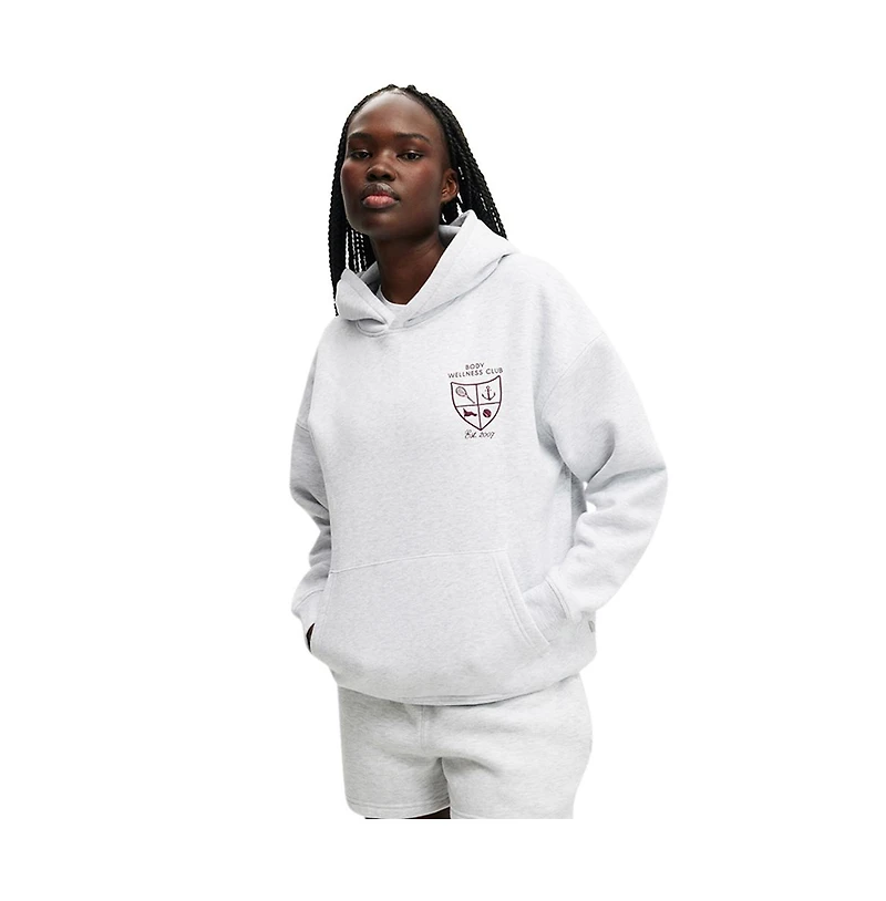 Cotton On Women's Active Plush Premium Graphic Hoodie
