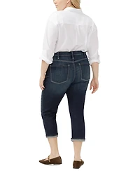 Silver Jeans Co. Plus Avery Cuffed Denim