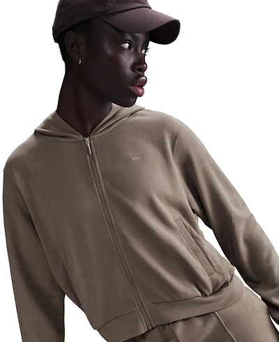 Nike Women's Sportswear Chill Terry Loose-Fit Full-Zip French-Terry Hoodie