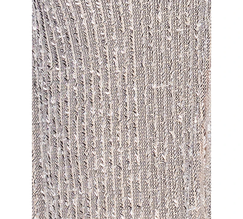 Betsy & Adam Women's Sequined Strapless Gown