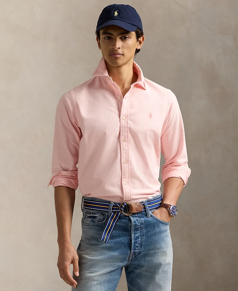 Polo Ralph Lauren Men's Classic Fit Mineral-Dyed Oxford Shirt