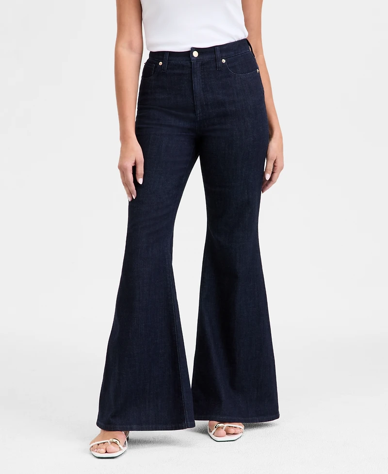I.n.c. International Concepts Women's Super Flared-Leg Jeans, Exclusively at Macy's