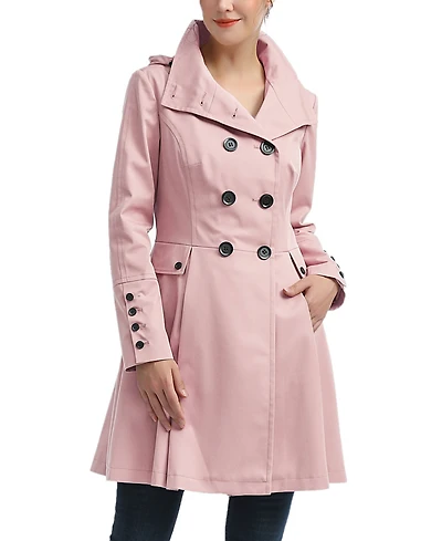 kimi + kai Women's Adele Hooded Trench Coat