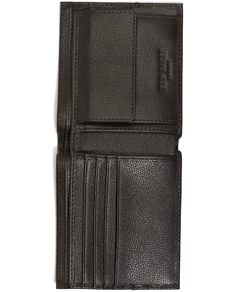 Ted Baker Pebble Dark Brown Leather Wallet