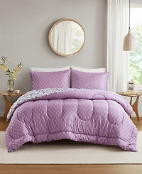 Addison Park Mina Reversible Printed 3-Pc. Comforter Sets, Exclusively at Macy's