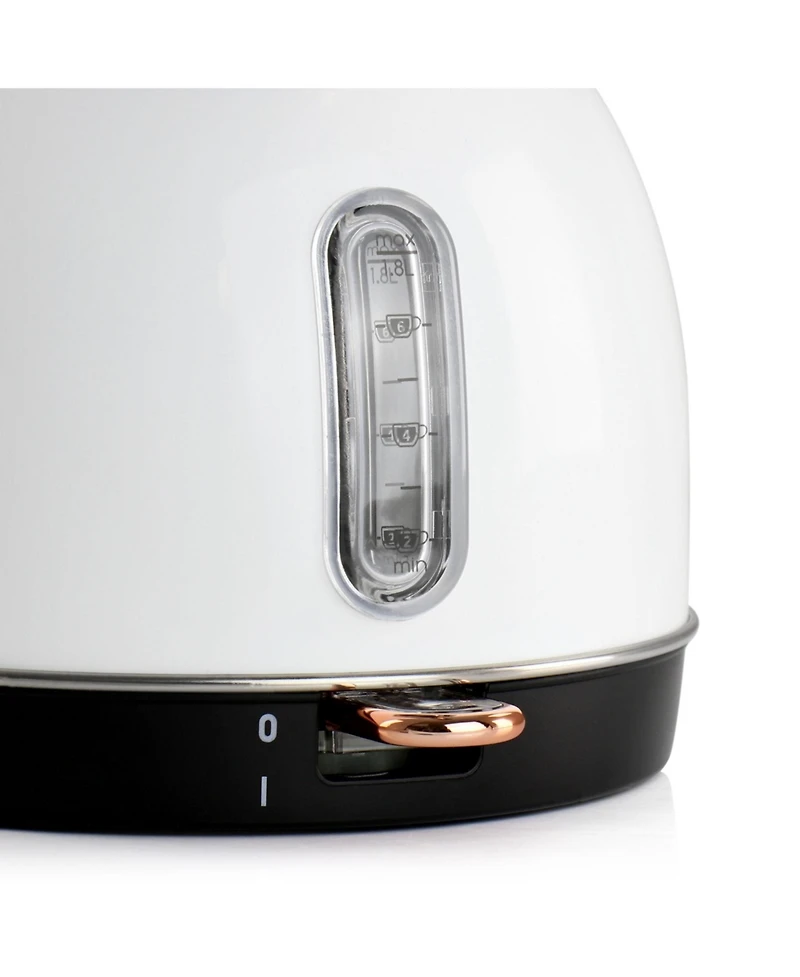 MegaChef 1.8 Quart Half Circle Electric Tea Kettle