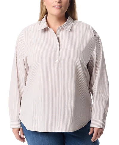 Gloria Vanderbilt Plus Amanda Popover Blouse