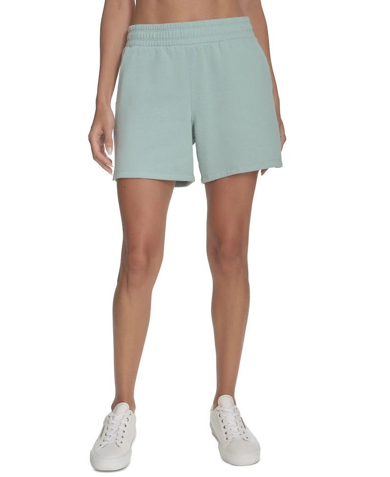 Calvin Klein Women's Smocked Waistband Midi Shorts