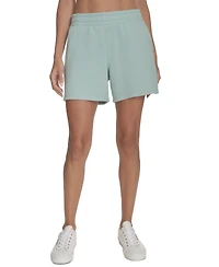 Calvin Klein Women's Smocked Waistband Midi Shorts