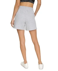 Calvin Klein Women's Smocked Waistband Midi Shorts