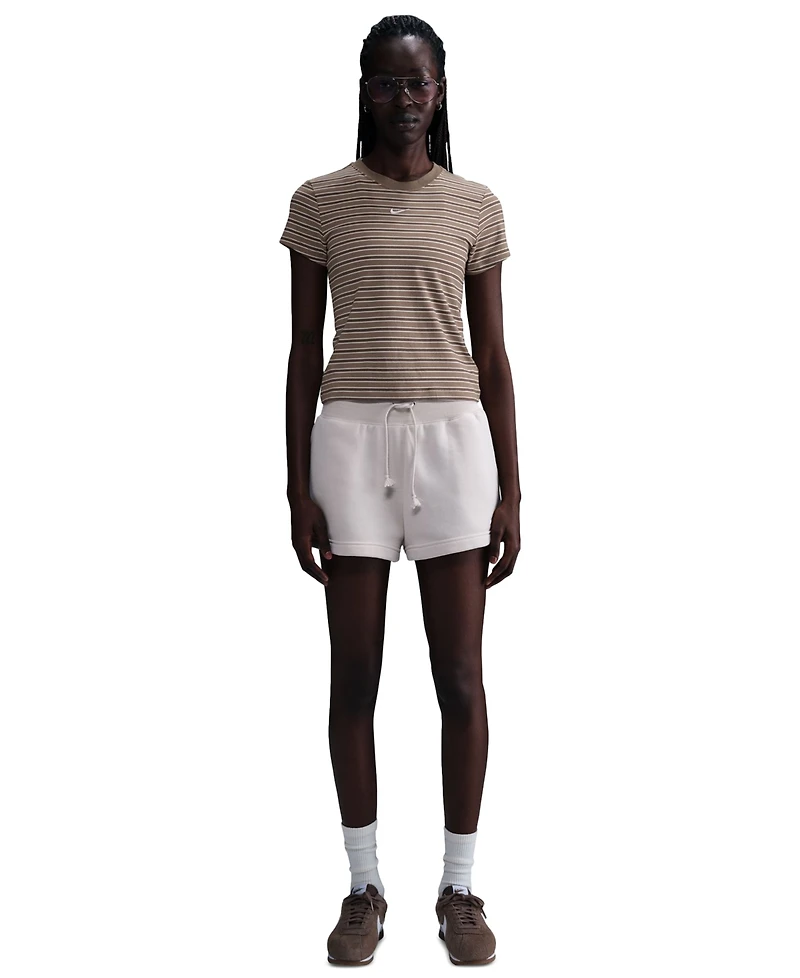 Nike Sportswear Women's Chill Knit Slim Striped T-Shirt