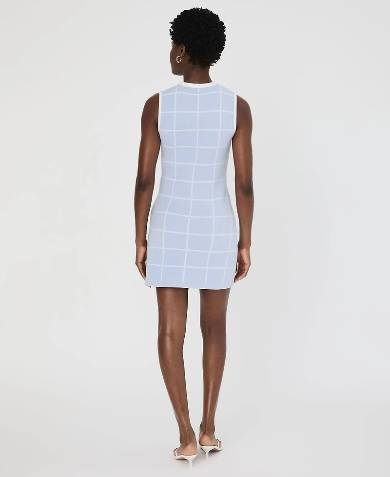 French Connection Women's Check-Print Sleeveless Dress