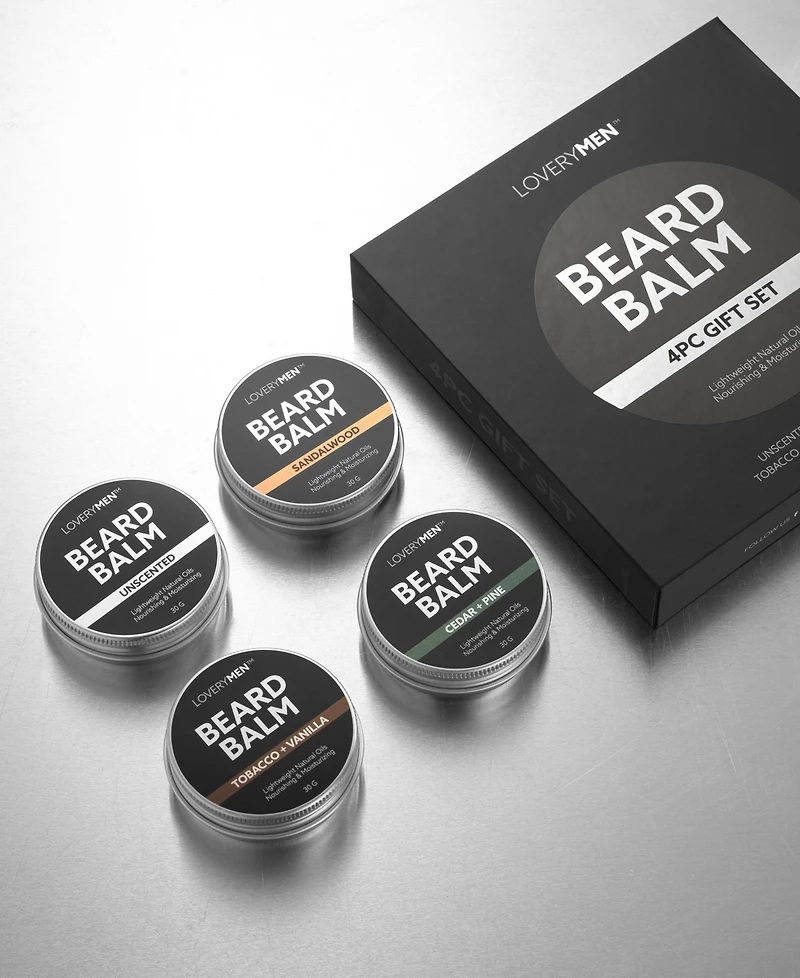 Lovery 4-Pc. LoveryMen Nourishing Beard Balm Gift Set