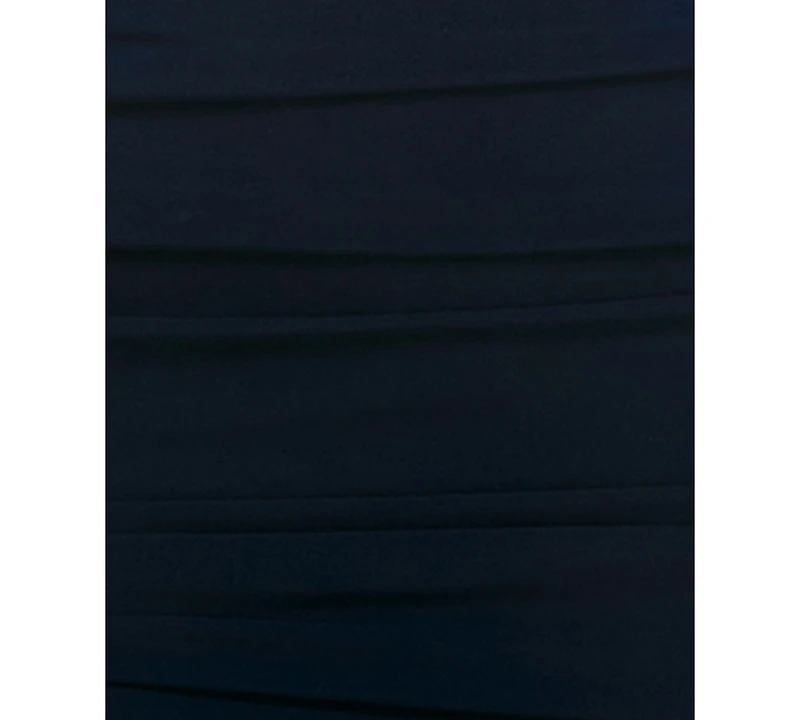 Emerald Sundae Juniors' Draped-Neck Bodycon Dress