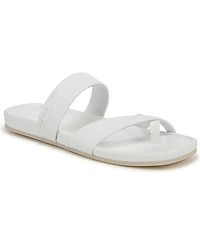 Franco Sarto Women's Estella Open Square Toe Slide Flat Sandals