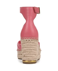 Franco Sarto Women's Clementine Open Toe Espadrille Wedge Sandals