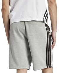 adidas Men's Essential Three Stripes Fleece Shorts