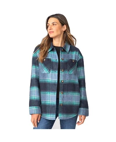 Free Country Women's Plaid Shacket