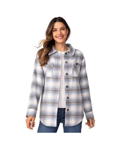 Free Country Women's Plaid Shacket