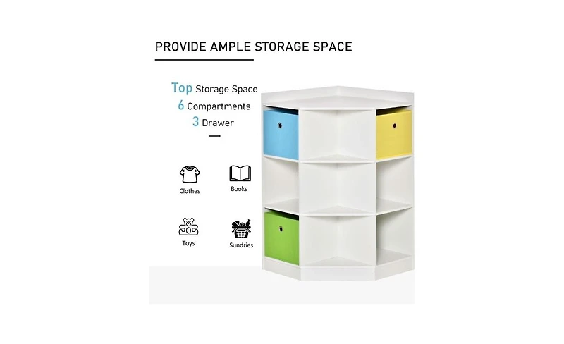 Toy Storage Cabinet for Organized Playroom and Easy Toy Access