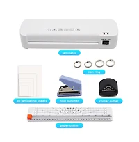 Laminator Machine A4 13in Hot & Cold With Paper Trimmer and Corner Rounder