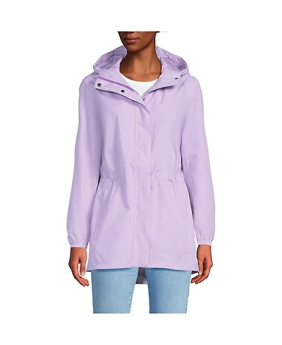 Lands' End Women's Squall Packable Waterproof Raincoat