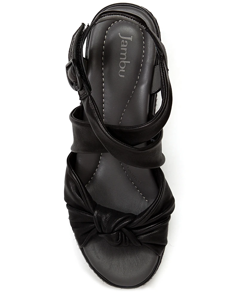 Jambu Women's Diana Slip on Wedge Sandals