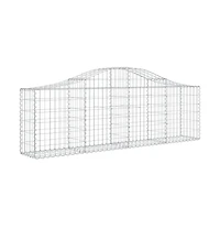 Arched Gabion Basket 78.7"x11.8"x23.6"/31.5" Galvanized Iron