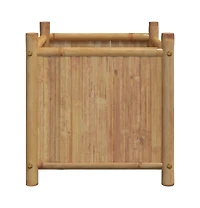 Planter 15.7"x15.7"x15.7" Bamboo