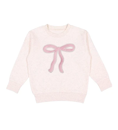 Sweet Wink Big Girls Coquette Bow Patch Sweatshirt