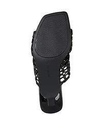 Bandolino Women's Melvana Woven Kitten Heel Sandals