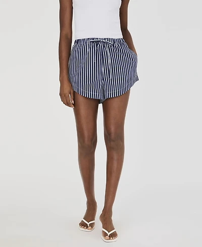 French Connection Women's Alexis Cotton Drawstring Shorts