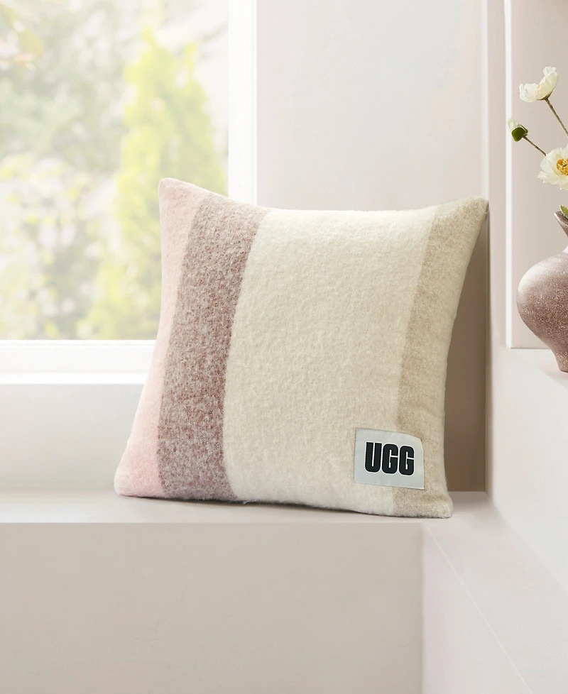 Ugg Calyx Stripe Faux Mohair Decorative Pillow, 20" x
