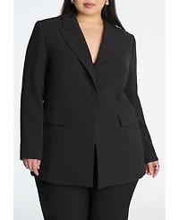 Eloquii Women's Heart Cutout Blazer