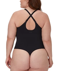 Maidenform Women's Everyday Seamless Shapewear Thong Bodysuit DMS830