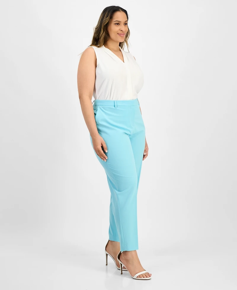 Tahari Asl Plus Classic Ankle Pants