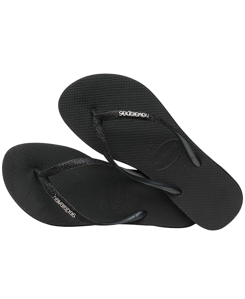 Havaianas Women's Slim Sparkle Slip On Sandals
