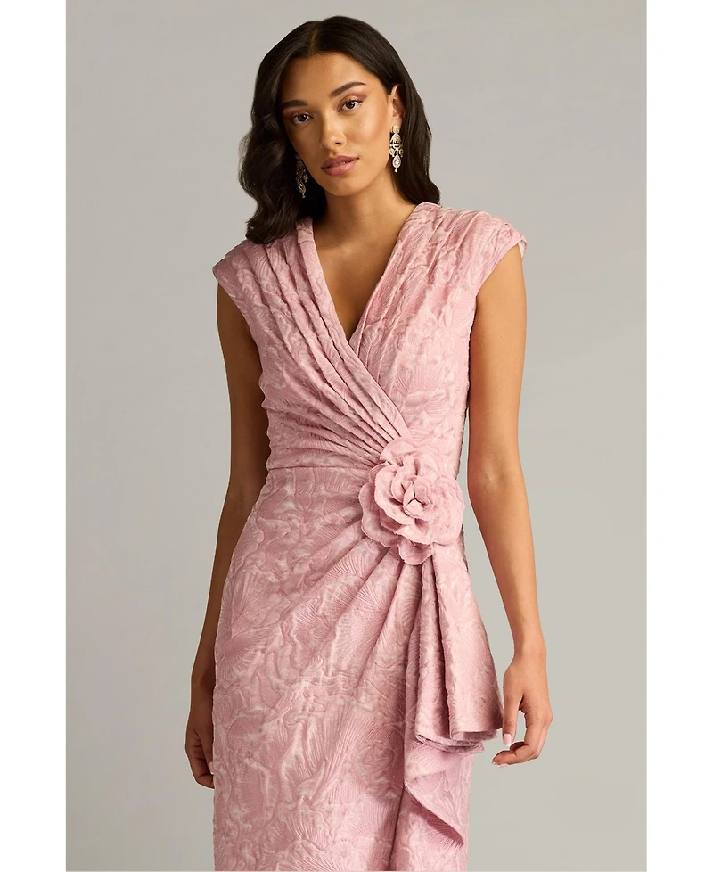 Tadashi Shoji Women's Emery Floral Jacquard Dress