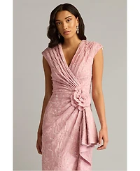 Tadashi Shoji Women's Emery Floral Jacquard Dress