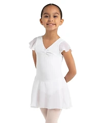 Capezio Girls Flutter Sleeve Dress